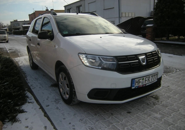 Dacia Logan cena 14500 przebieg: 180000, rok produkcji 2017 z Biała małe 191
